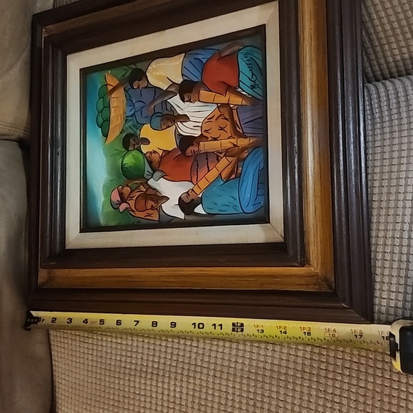 Vintage Haitian Artwork Artist: M. Guerre - Picture 6 of 11